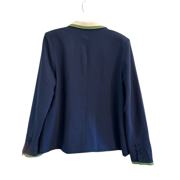 Anthropologie Maeve Colorblock Blazer
color Navy  Size XL - Picture 6 of 8